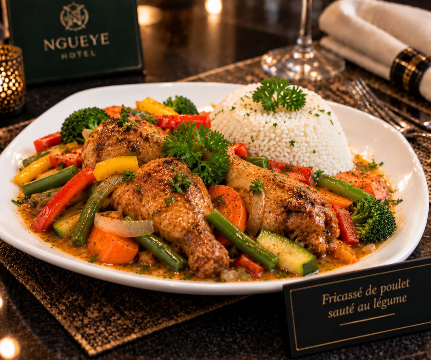 Fricassée de poulet