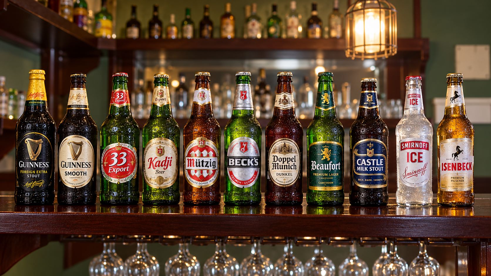 Sélection de bières Ngueye Hotel